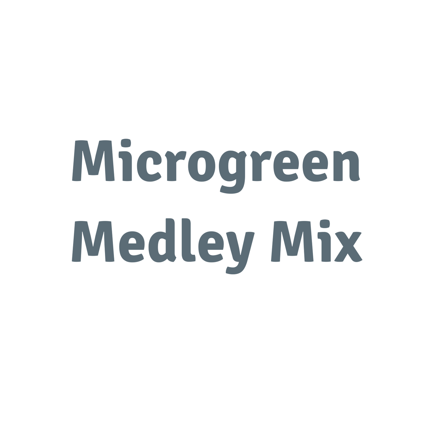 Microgreen Medley Mix